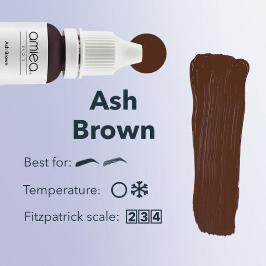 Amiea Evo 2 PMU Pigment Ash Brown 10ml