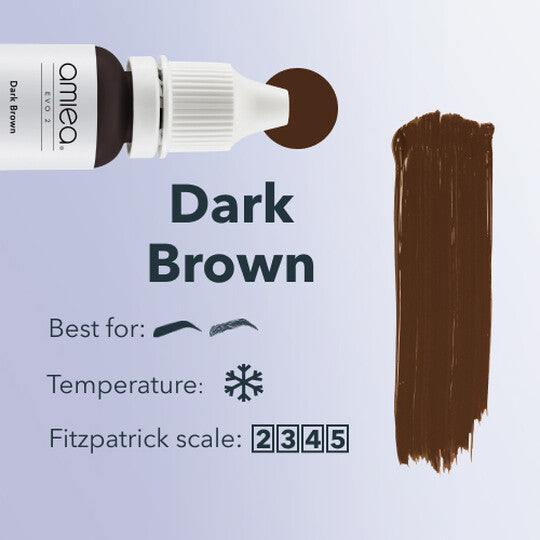 Amiea Evo 2 PMU Pigment Dark Brown 10ml