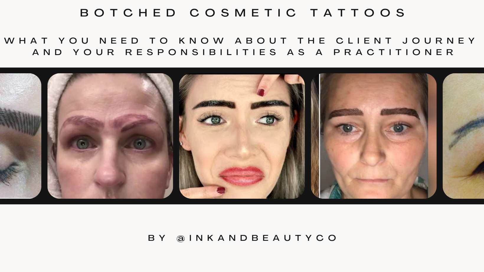 Botched Cosmetic Tattoos - what you need to know about the client jour ...