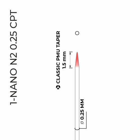 PMU needle Artyst 1-NANO N2 0.25 CPT (20 pcs.)