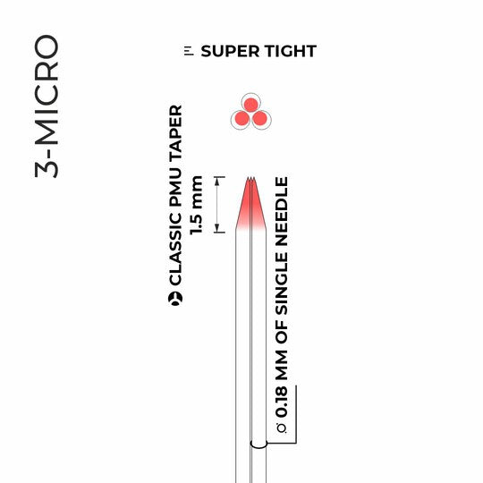PMU needle Artyst 3-Micro (10 pcs.)